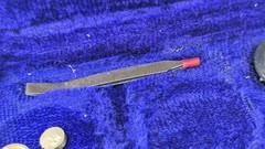 Brass Apothecary/Chemist Balance Scales Set with Weights in Blue Case