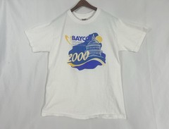 VTG Baycol Cerivastatin White T Shirt Pharmaceutical Drug Rep Doctor Size L RARE