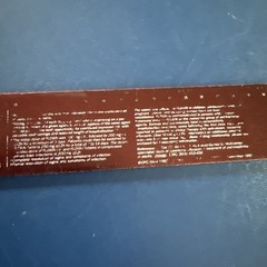 Faded Worn Floxin Ofloxacin Brown Pharmaceutical Drug Ruler