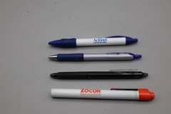 Lot of 4 Advertising Pens Pilot FriXion Acroball Actonel Zocor Drug Rep Promo Pe