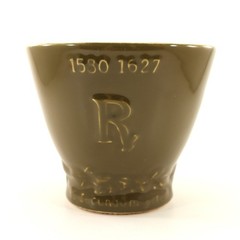 Schering Louis Herbert Rx APOTHECARY MORTER Olive Green Ceramic