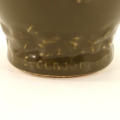 Schering Louis Herbert Rx APOTHECARY MORTER Olive Green Ceramic