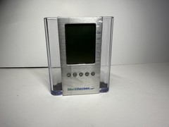 Vintage Merck Vaccines Desk Organizer w/ Digital LCD Clock Thermometer