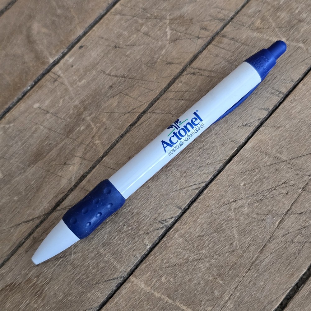 Actonel Ink Pen Pharmaceutical Advertisement Black Ink