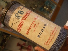 Antique Vtg Medical Dental Pharmacy – Johnson & Johnson Chiropodists Rubad Tin