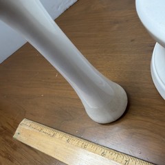 VINTAGE RX Pharmacy DISPLAY Large Mortar and Pestle White