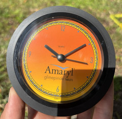 AMARYL GLIMEPIRIDE TABLETS PHARMACEUTICAL DIABETES DRUG REP CLOCK – WORKING