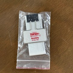 Rare Vintage Xanax Alprazolam Binder Clip Pharmaceutical Drug Rep Merch New