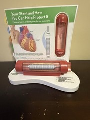 Vintage Effient Prasugrel Medical Display Stent Model Promo Rare