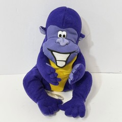 Zyrtec Pfizer Purple Gorilla Toy Pharma Drug Rep Promo Ad Marketing Vtg 1998