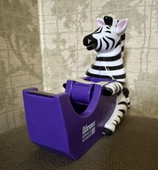 Vintage Pharmaceutical Drug Rep Zithroma Zebra Tape Dispenser Advertisement New