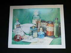 Vintage Pharmaceutical Print Les Fortenberry – signed and numbered