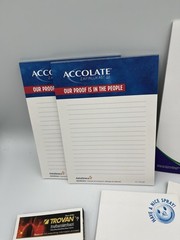 VTG Lot Of 10 Pharma Drug Rep Notepads, Post-It Notes Vioxx Accolate More