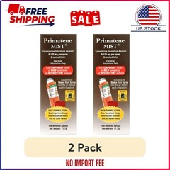 (2 pack) Primatene MIST Epinephrine Oral Inhalation Aerosol