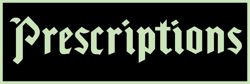 RX Prescriptions NEW Sign 16×48″ USA STEEL XL Size