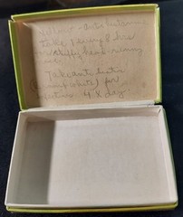 VIntage Adv Promo Cardboard Pill Box – Ross-Loos Medical Group, Los Angeles