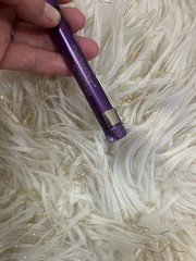 RARE VINTAGE 1990s Purple Metal Pen Flashlight Pharmaceutical Rep Pharmacy Zith