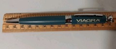 Metal Viagra Pharma Drug Rep Doctor Twist Ink Pen Black Ink