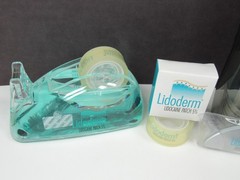 Lidoderm Lot Liquid Tape Dispenser Bottle & iSlice Drug Rep Pharmaceutical Promo