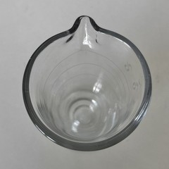 Antique Apothecary Pharmacy Conical Measuring Footed Beaker Cup 5.25” Tall