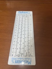 Vintage 1982-1983 Mefoxin Calendar/ Ruler Pharmaceuticals