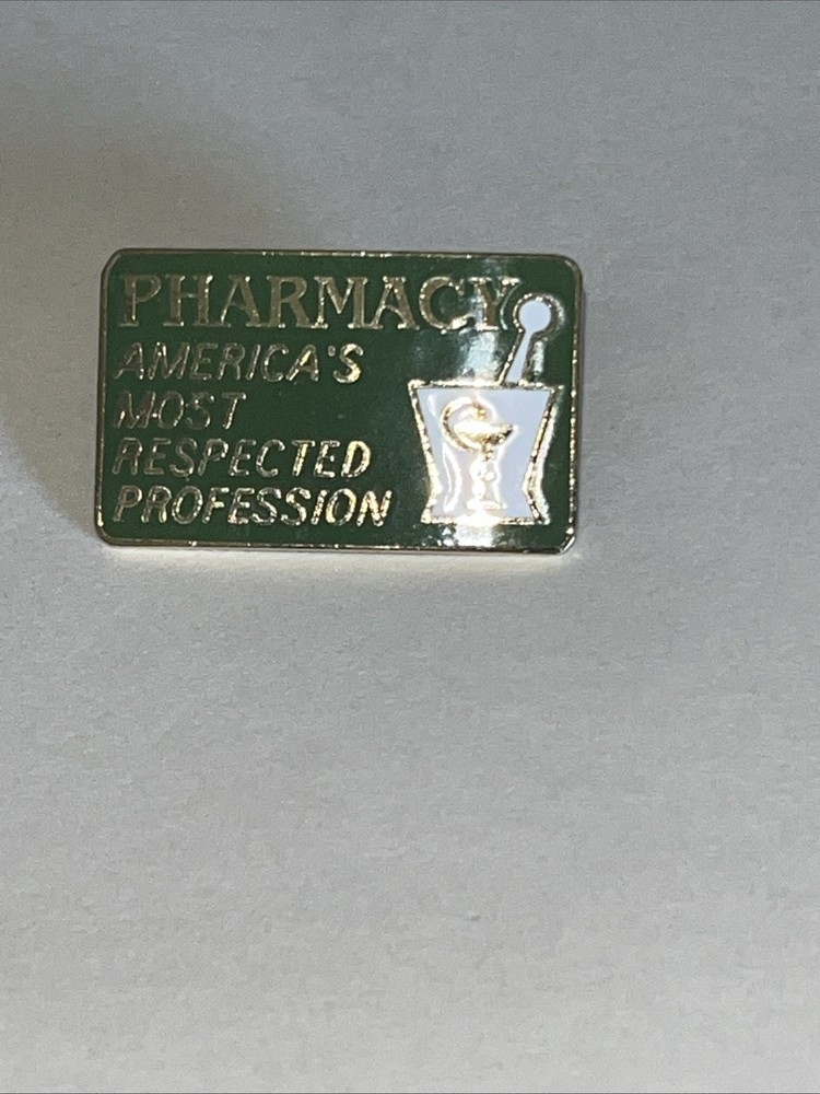 VTG Pharmacy Pin America’s Most Respected Profession Enamel Lapel Pin AH Robins