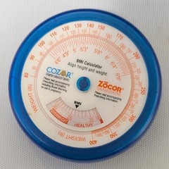 Drug Rep Advertising Promo BMI Magnetic Calculator ZOCOR COZAR Pharmaceutical