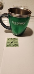 CELEBREX Mug, Drug Rep, Pharmacy, Pain med, Pfizer pharma