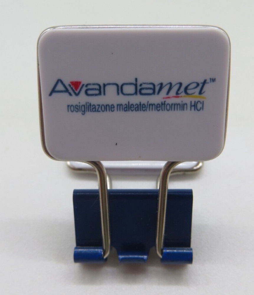 Drug Rep Promo Paper / Binder Clip doctors office promotional item