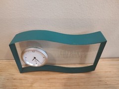 Rare Lotronex Drug Rep Promo Desk Clock Vintage, *Non Working Needs Battery 5×2″