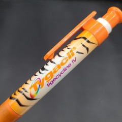 Chubby Tygacil Drug Rep Pen Tiger Stripes Pharmaceutical Pharma Medical Promo