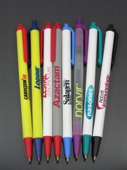 Russ Pharmaceuticals Vintage Pocket Protector + BIC PENS Drug Rep Advertising