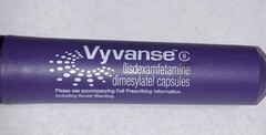 VYVANSE Purple Drug Rep Pharmaceutical Highlighter BIC 2008 RARE