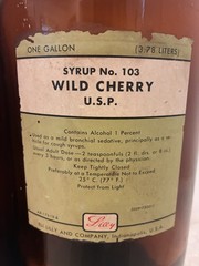 Pair Amber Glass Gallon Medicine Bottle Surgical Doctors Office Cough Syrup