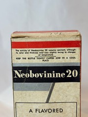 Vtg Neobovinine 20 Liver Concentrate Preparation Bottles With a Box