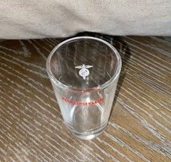Vintage Elixophyllin Asthma Medication Dosing Shot Glass Measuring Cup