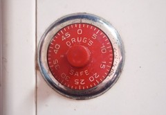 1940’s-50’s Superior Prescription Pill Metal Cabinet NOS With The Original…