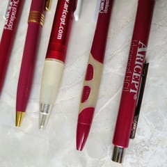 Lot Of 5 Aricept Metal Plastic Pharmaceutical Drug Rep Promo Advertising Pens