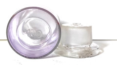 THEOBROMINUM Vintage Glass Apothecary Pharmacy Clear Jar 100 ml