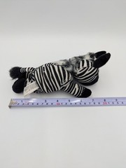 VTG Zebra Plush Advertising Drug Rep Pharma Stuffed Animal Zithro Pfizer 1999