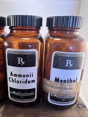 Vintage Apothecary Alchemy Glass Bottles Lot of 14 Pharmacy Chemist Lab Decor