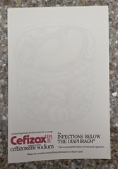 Vintage Medical Advertising Lot 1983 DuPont Coumadin Pad 1987 Cefizox Note Paper