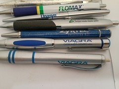 Lot 12 Big Pharma Drug Rep Pens Viagra Zyrtec Flomax AndroGel READ DESC.