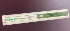 1970s Phenaphen-650 A.H. Robins Co. Pharmaceutical Rep Advertisement Ruler