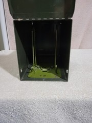 VINTAGE METAL TALBOTT PRESCRIPTION FILE BOX AURORA, ILLINOIS
