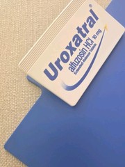 Uroxatral HCL Clipboard Drug Rep Promo 2000s Blue Plastic EUC