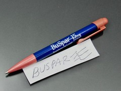 Blue & Pink BUSPAR PEN Drug Rep Pharmaceutical Promo Medical Advertising