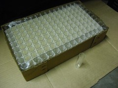 144 Capillary Tube thin Glass Bottle Vial ? 3 5/16″ tall 7/8″ wide NOS