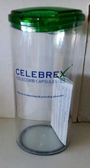 Celebrex Promotional Canister Pen Holder 2000s Medication Desk Organizer Rare