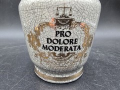 Vintage 1970’s Eli Lilly Pro Dolore Moderata Crackle Porcelain Medicine jar